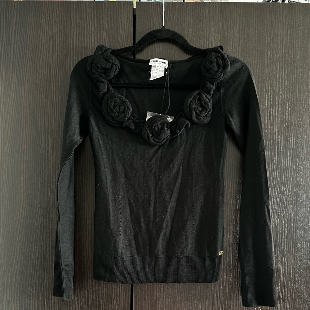 Sonia Rykiel Vintage Flower Sweater